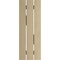 Ekena Millwork Rustic Three Board Spaced Board-n-Batten Smooth Faux Wood Shutters w/Z-Board, 17 1/2W x 80H, PR SHUBSZ17X80SMPR - alternate 17